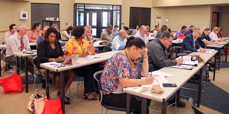 Group of conference attendees