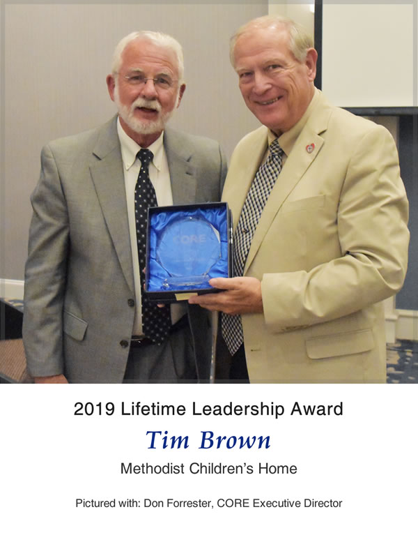 2019 CORE Lifetime Leadership Award-Tim Brown