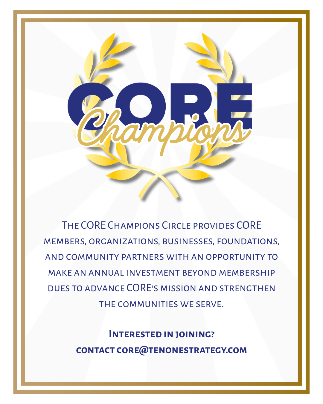 core champs info